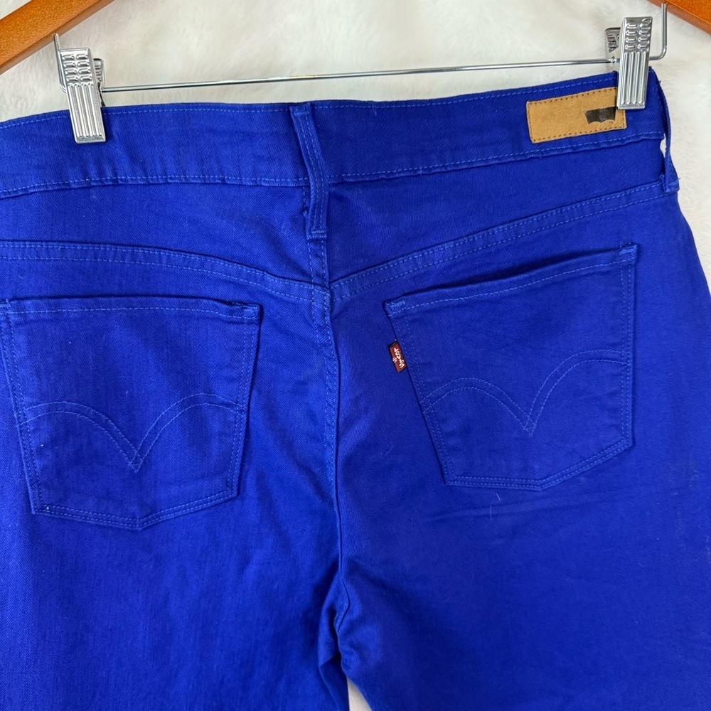 Levi’s So Slimming Royal Blue Skinny Jeans NWOT Size 32 - Picture 10 of 11